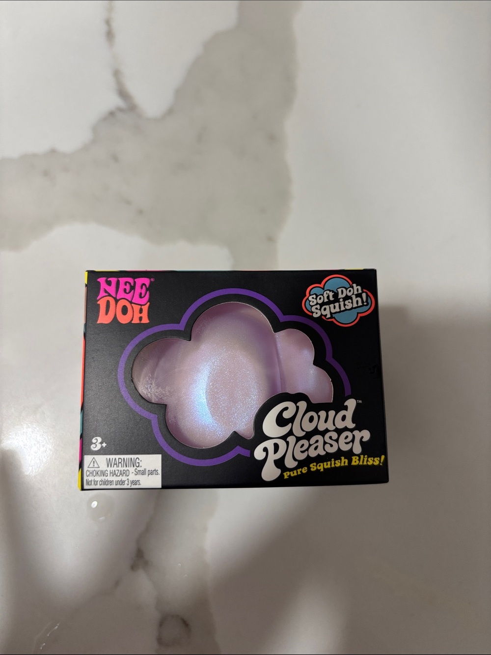 Nee Doh Cloud Pleaser Soft Doh Squish - Iridescent Light Purple